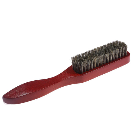 Professional Teasing Brush  Boar Bristle Wooden Handle - Product showcase