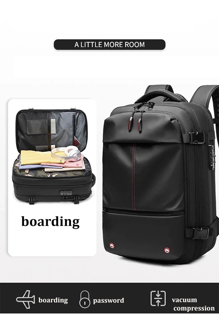 Smart Travel Backpack  Vacuum Compression Storage System - Product detail 7