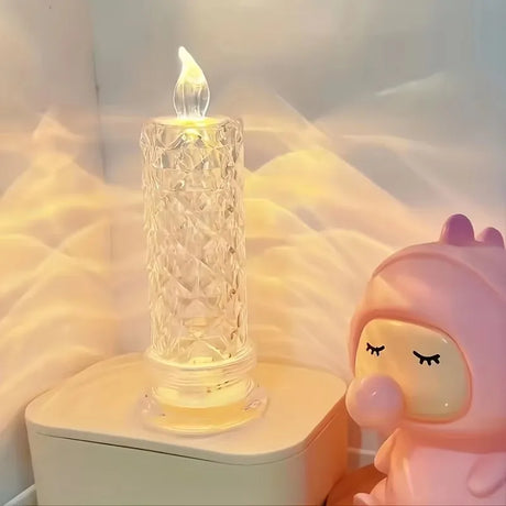 Crystal LED Candle Light  Remote Control Flameless Design - Product showcase