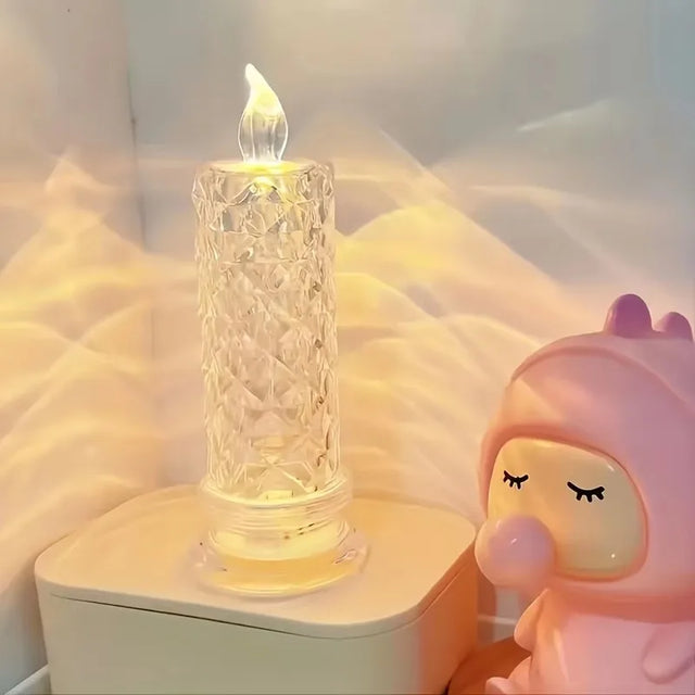 Crystal LED Candle Light  Remote Control Flameless Design - Product showcase