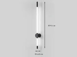 Modern LED Wall Light  Linear Brass and White Design - Product detail 18