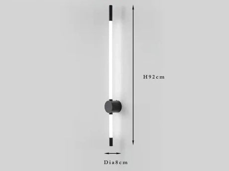 Modern LED Wall Light  Linear Brass and White Design - Product detail 18
