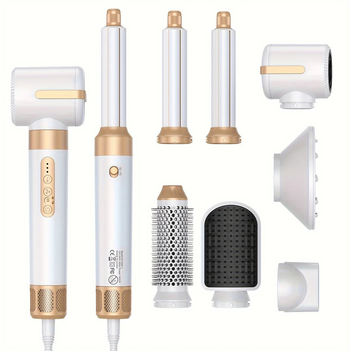 Professional Hair Dryer Set  7-in-1 Brushless Styling System - Product showcase