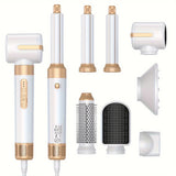 Professional Hair Dryer Set  7-in-1 Brushless Styling System - Product showcase