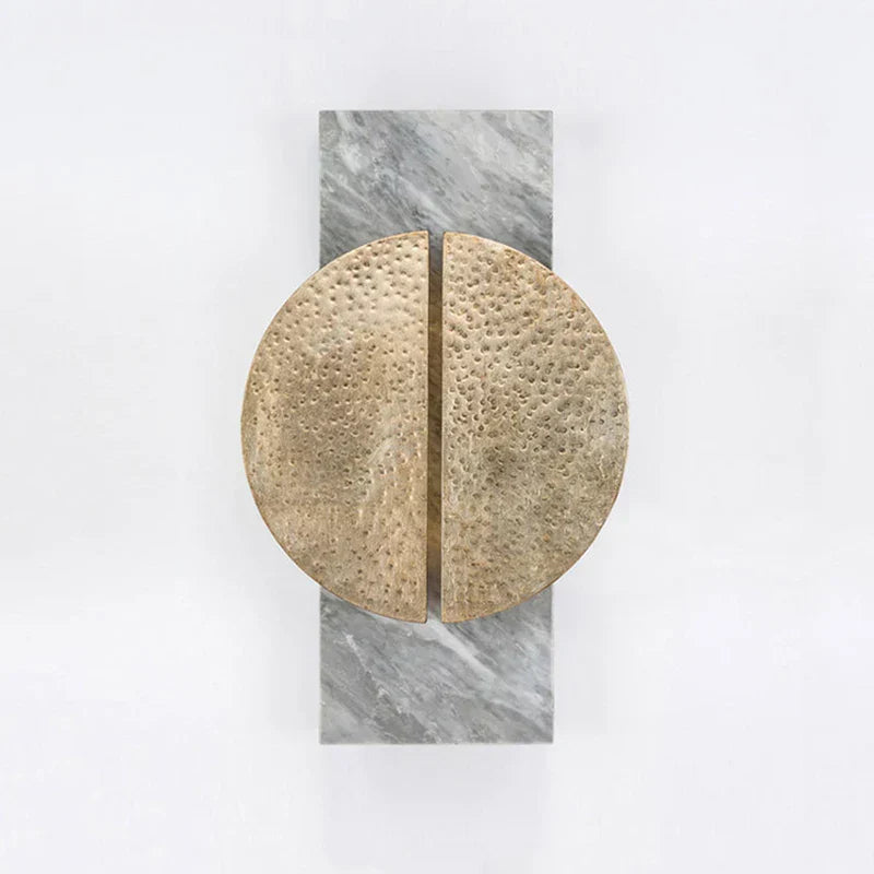Modern Marble Wall Light  Black Stone Half Moon Design - Product detail 9