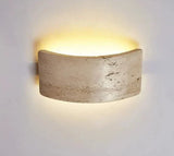 Modern Travertine Wall Lamp  Natural Stone LED Sconce - Product detail 9