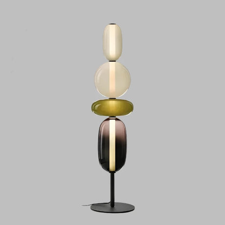Modern Floor Lamp  Stacked Glass Spheres Design - Product detail 16
