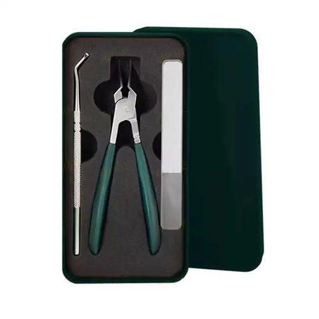 Professional Nail Care Set  Slant Edge Clipper With Glass File - Product detail 10
