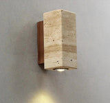 Natural Stone Wall Light  Travertine LED Sconce - Product detail 9