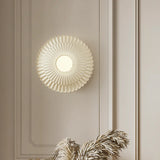 Modern French Wall Light  Fluted Milk White Design - Product detail 6