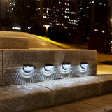 Solar Garden Wall Lights  Sunburst Pattern LED Outdoor Lighting - Product example