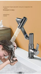 Modern Pull Out Basin Faucet  Smart LED Temperature Display - Product detail 10