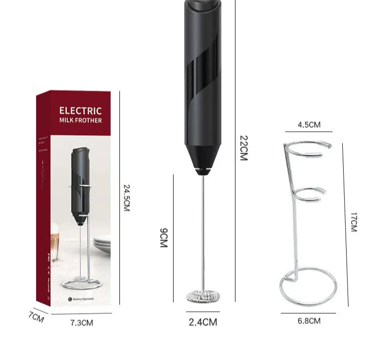 Electric Milk Frother  Professional Handheld Coffee Whisk - Product example