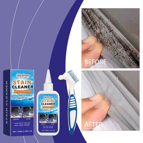 Professional Stain Remover Gel  Deep Cleaning Formula With Brush - Product showcase
