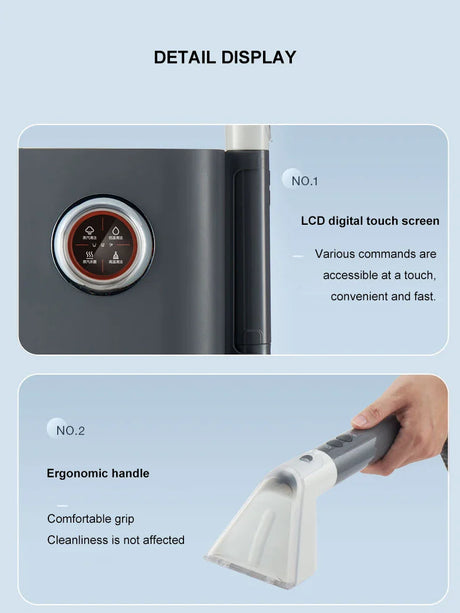 Smart Floor Vacuum Washer  Dual Tank Steam Cleaning System - Product detail 16