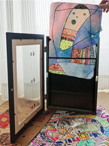 Kids Artwork Display Frame  Magnetic Wood Frame With Glass - Product detail 11