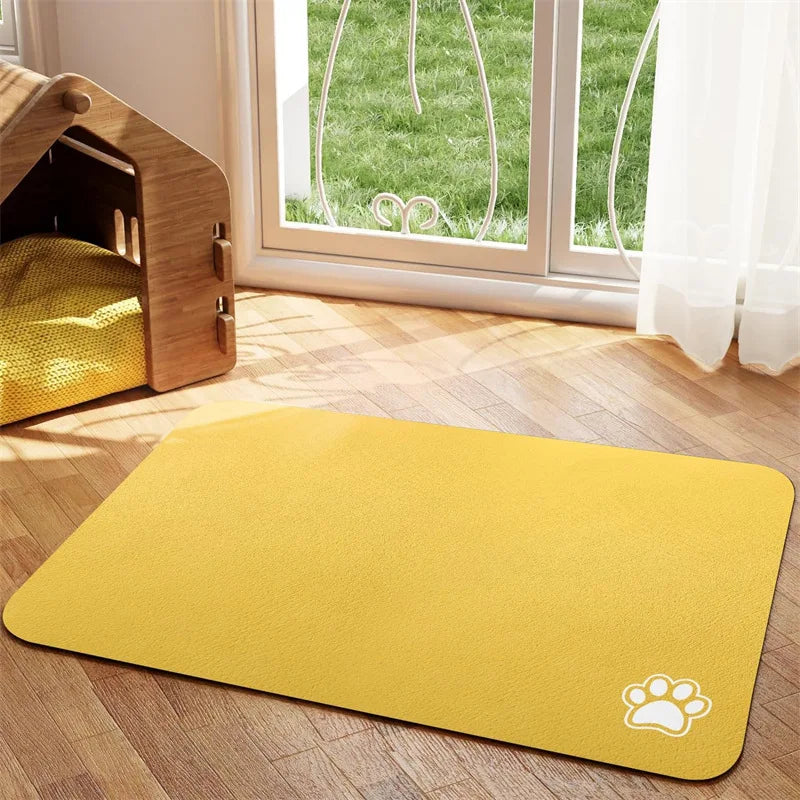 Pet Food Mat  Quick-Dry Absorbent Floor Protection - Product detail 5