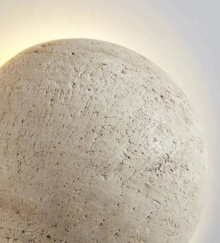 Minimalist Outdoor Wall Light  Natural Stone LED Sconce - Product detail 10
