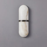 Marble Wall Lamp  Oval Capsule Design With Gold Accent - Product detail 6