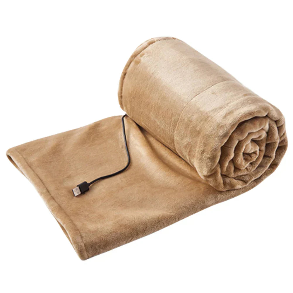 USB Electric Blanket  3 Heat Settings Soft Plush Throw - Product detail 4