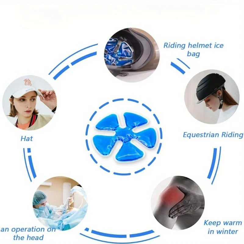 Cooling Gel Hat Insert  Reusable Temperature Relief Pad - Product detail 5