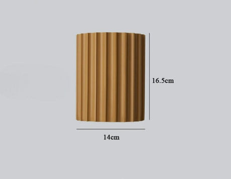 Modern Wall Sconce  Ribbed Resin Design - Product detail 16