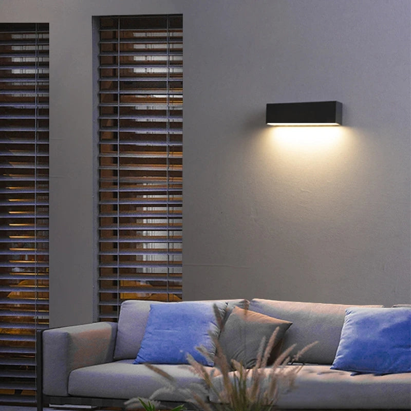 Modern Outdoor Wall Light  Linear LED Design With Smart Sensor - Product detail 10