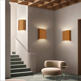 Modern LED Wall Light  Fluted Green Aluminum Sconce - Product detail 4