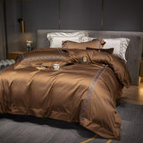 Egyptian Cotton Duvet Set  Premium Embroidered Bedding Collection - Product showcase
