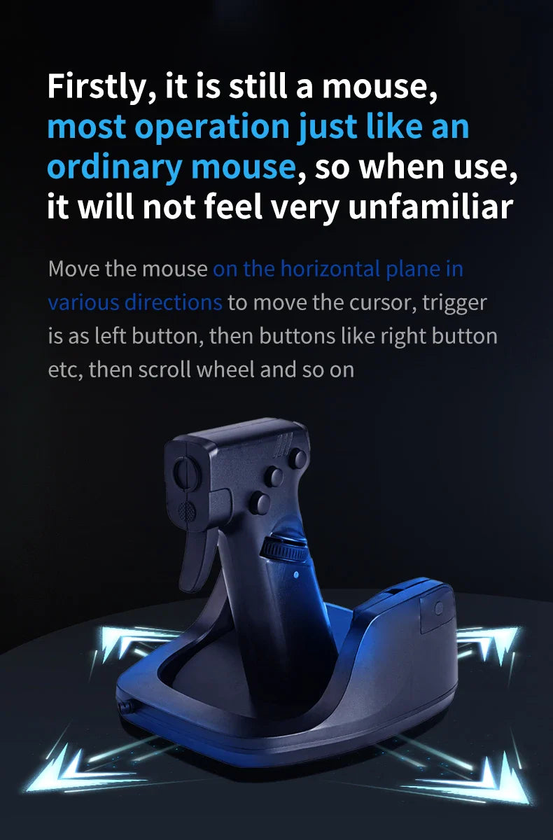 Gaming Gun Mouse  Ergonomic Pistol-Style Design - Product detail 8