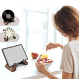 Wooden Recipe Stand  Pine Wood Cookbook Holder - Product example