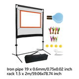 Portable Badminton Set  Complete Game Kit with Net Stand - Product detail 4