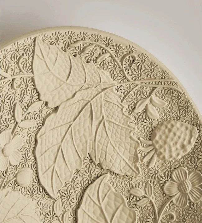 French Imperial Wall Lamp  Embossed Leaf Pattern Round Sconce - Product detail 10