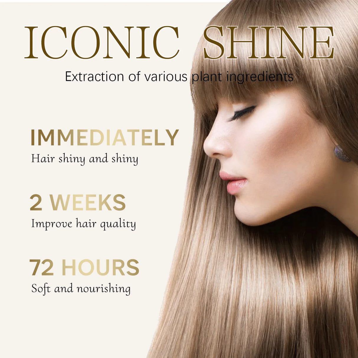 Professional Keratin Hair Serum  Natural Oil Complex for Frizz Control - Product detail 6