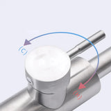 Modern Kitchen Faucet  Premium Stainless Steel Single Handle Design - Product detail 4