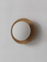 Modern Wall Light  Walnut Wood Base with Glass Globe - Product detail 18