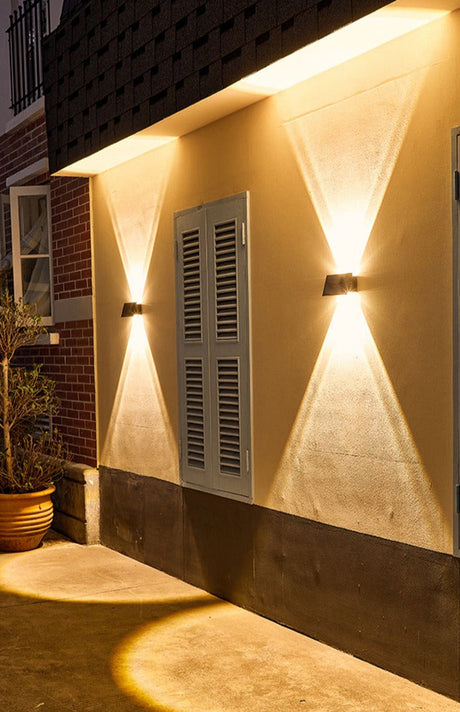 Solar Wall Light  Modern Dual LED Outdoor Lamp - Product detail 9