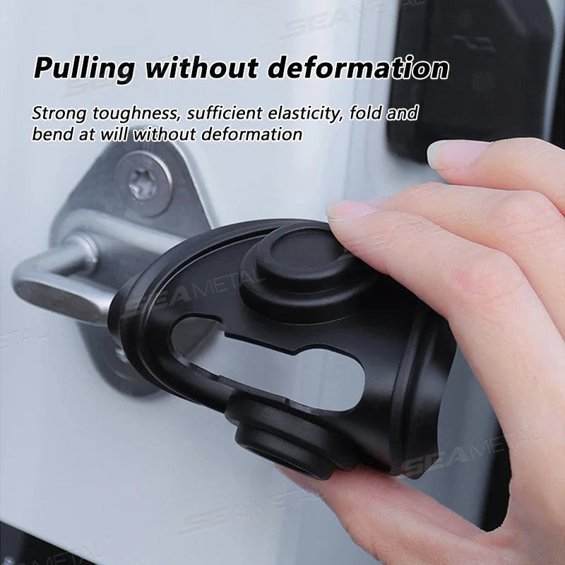 Car Door Lock Cover  Noise Reduction Protection Set - Product detail 5