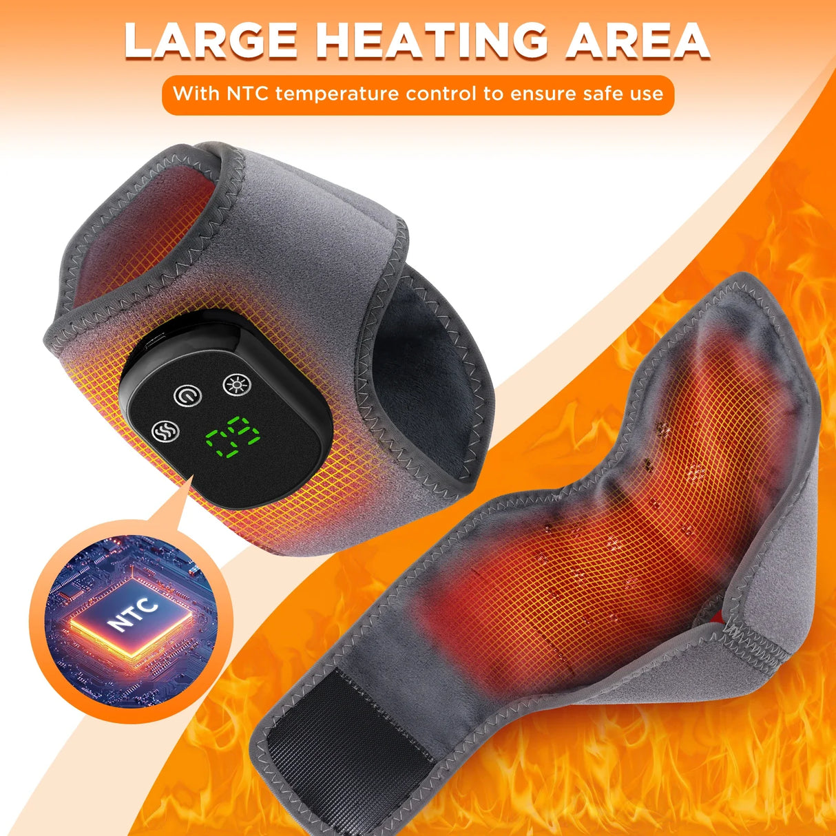 Smart Heating Ankle Massager  5-Speed Digital Control - Product detail 14