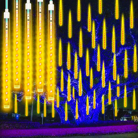 LED Meteor Shower Lights  Waterproof Cascading Outdoor Tubes - Product detail 8