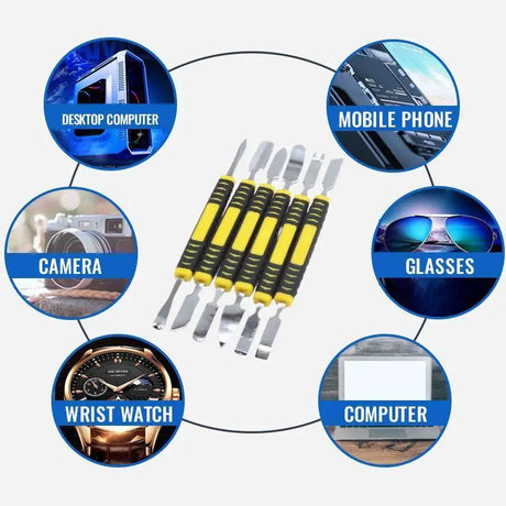 Professional Electronics Repair Kit  Dual-Head Carbon Steel Tools - Product showcase
