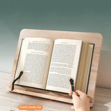Wooden Book Stand  Adjustable Pine Reading Holder - Product detail 5