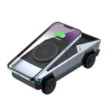 Multi-Device Wireless Charging Station  Motorized Rotation With Ambient Light - Product detail 15