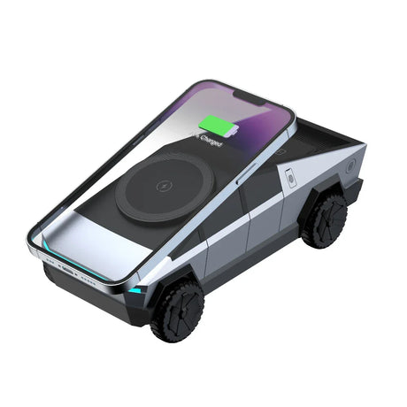 Multi-Device Wireless Charging Station  Motorized Rotation With Ambient Light - Product detail 15