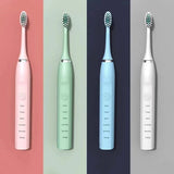 Sonic Electric Toothbrush  Ultrasonic Technology With 4 Brush Heads - Detailed view