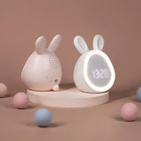 Kids Digital Alarm Clock  Bunny Night Light Design - Detailed view