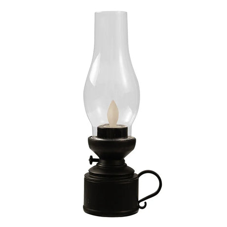 Vintage LED Oil Lamp  Battery Powered Glass Chimney Design - Product detail 8