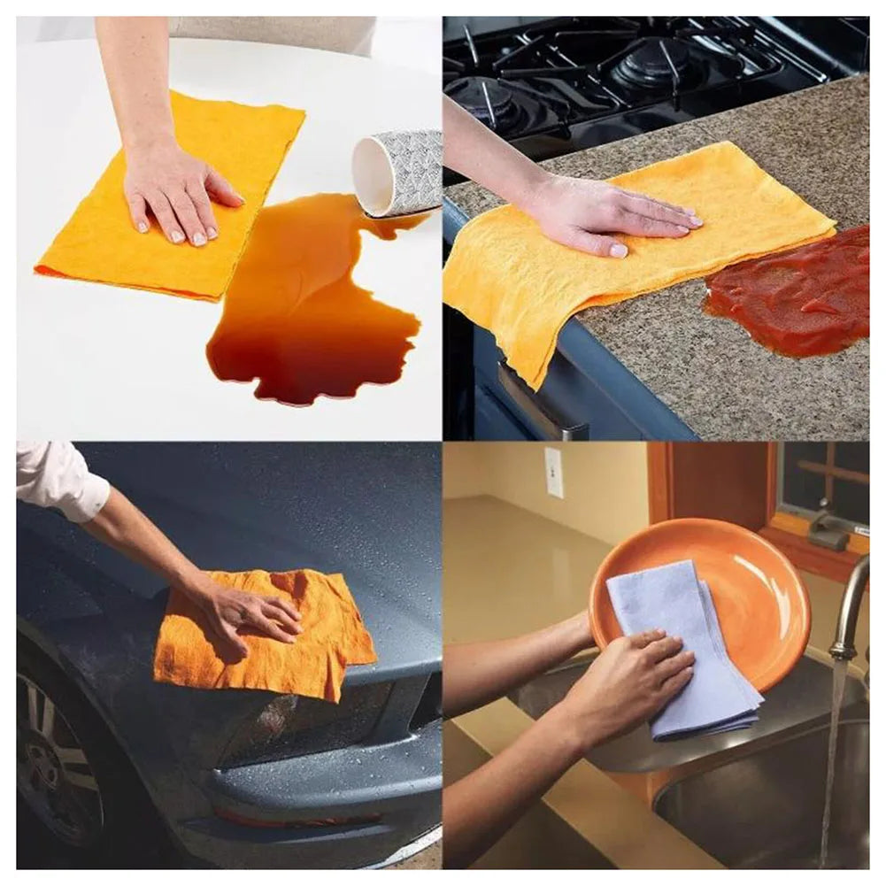 Microfiber Cleaning Cloth  High Absorption Mesh Design - Product example