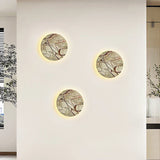 Natural Stone Wall Lamp  Marble Pattern Design - Product example