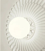 Modern French Wall Light  Fluted Milk White Design - Product detail 10